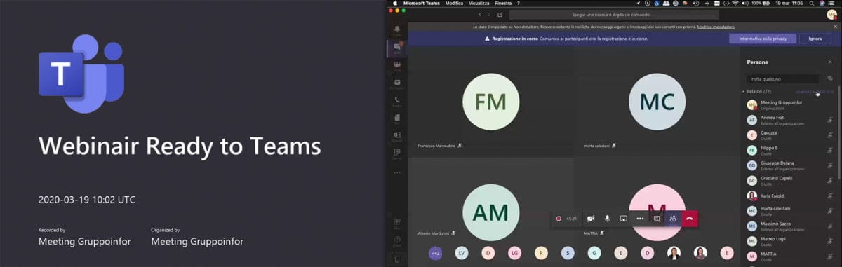 webcast webinar Ready to teams