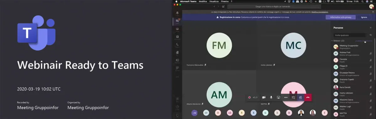 webcast webinar Ready to teams